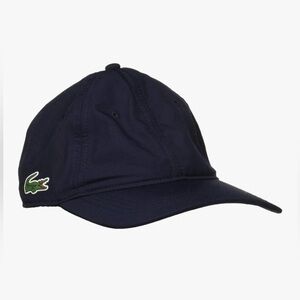 Lacoste Lightweight Diamond Taffeta Unisex Cap Size O/S Dark Blue BNWT Sealed.